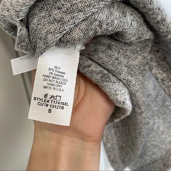 Grey Long Sleeve Cowl Neck Swe… - Picture 3 of 3